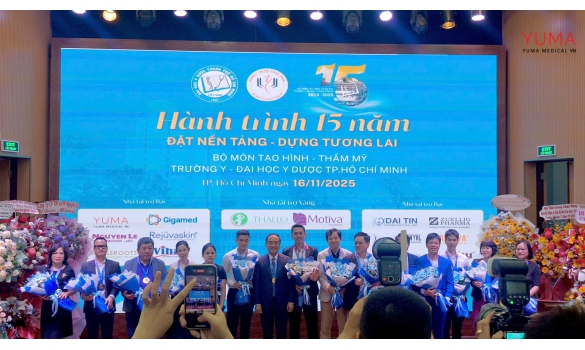 RECAP SỰ KIỆN | YUMA MEDICAL VIỆT NAM ĐỒNG HÀNH CÙNG HỘI NGHỊ KHOA HỌC & KỶ NIỆM 15 NĂM BỘ MÔN TẠO HÌNH THẨM MỸ – ĐH Y DƯỢC TP.HCM